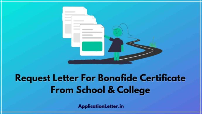 Request Letter For Bonafide Certificate From School, Application For Bonafide Certificate From School, Bonafide Certificate Request Letter For Bank Loan, Bonafide Certificate Application For School, Bonafide Certificate Application Letter In Marathi